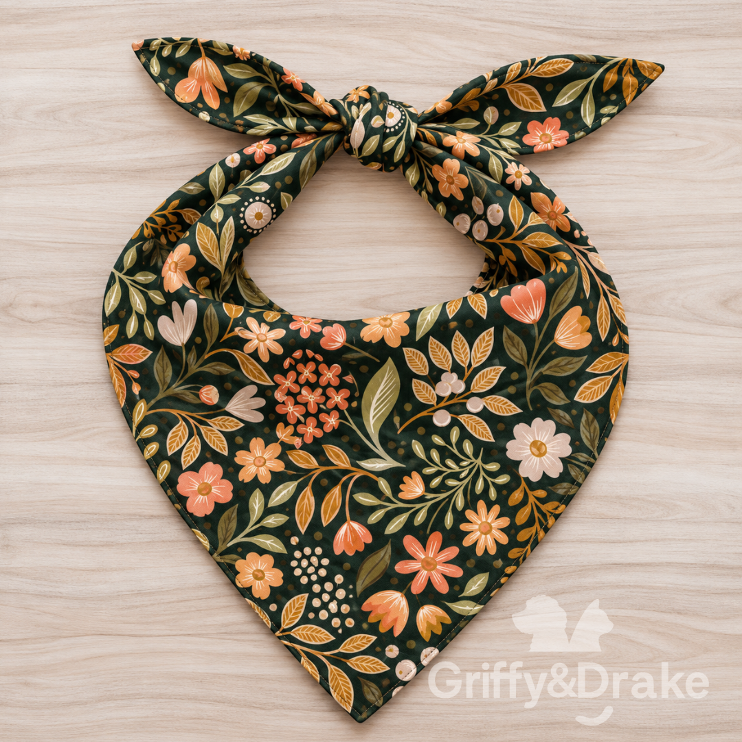 Plaids and Posies Wildflower Wishes Floral Bandana (Preorder)