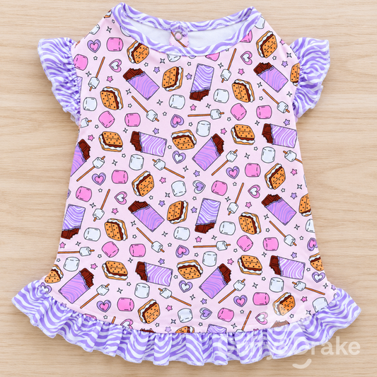 S'mores and Cuddles Ruffle Shirt (Preorder)